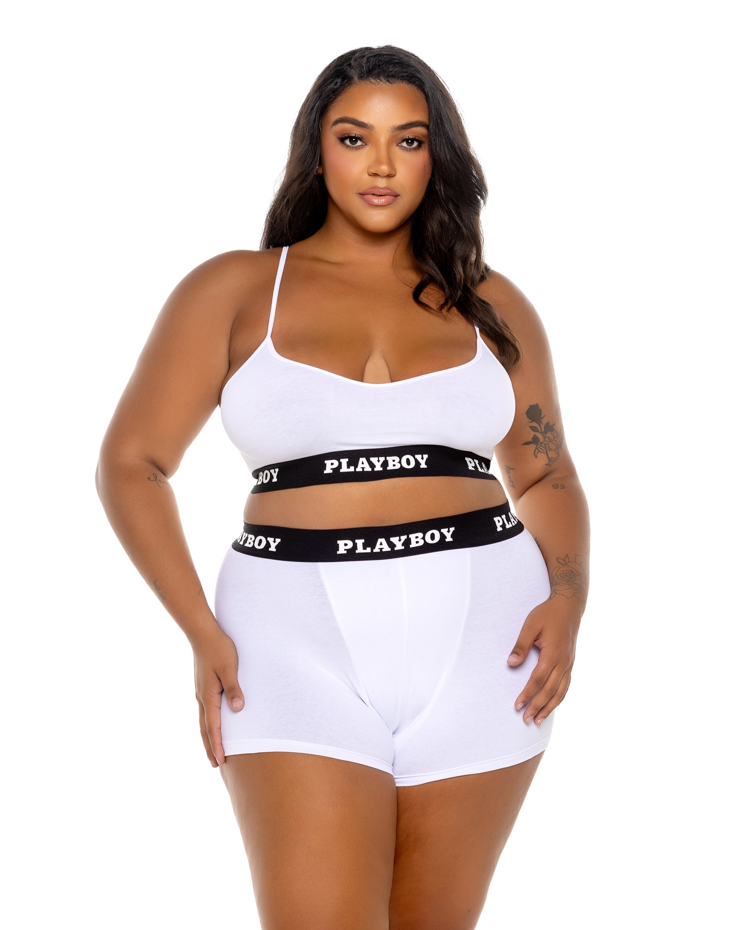 Playboy Bunny Sport Lounge Bralette 2pc Set -Lingerie- Melted Glam LLC