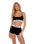 Playboy Bunny Sport Lounge Bralette 2pc Set -Lingerie- Melted Glam LLC