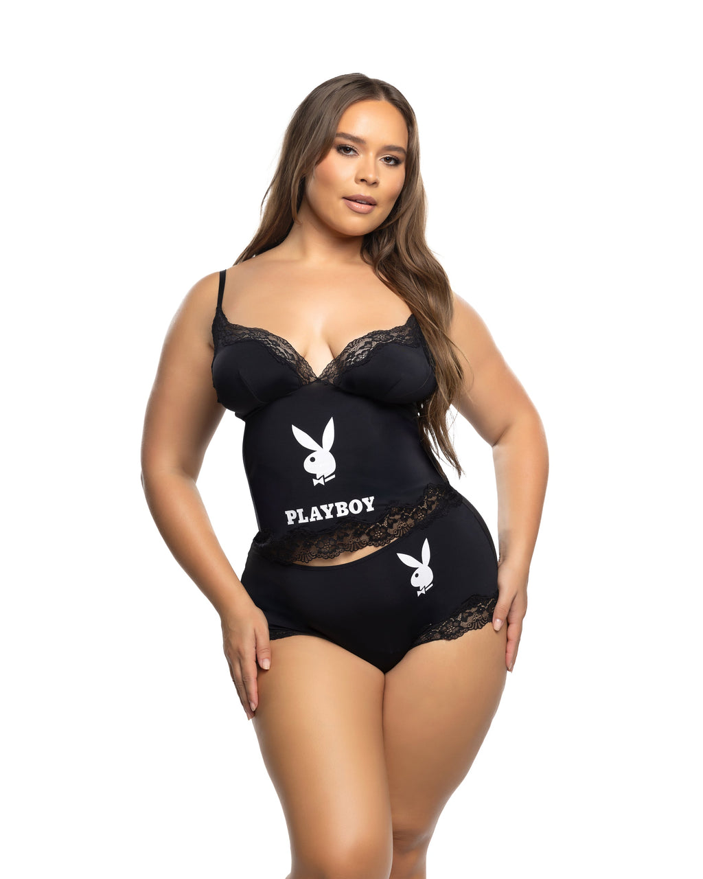 Playboy Cheeky Bunny 2pc Lounge Cami Set - Melted Glam LLC