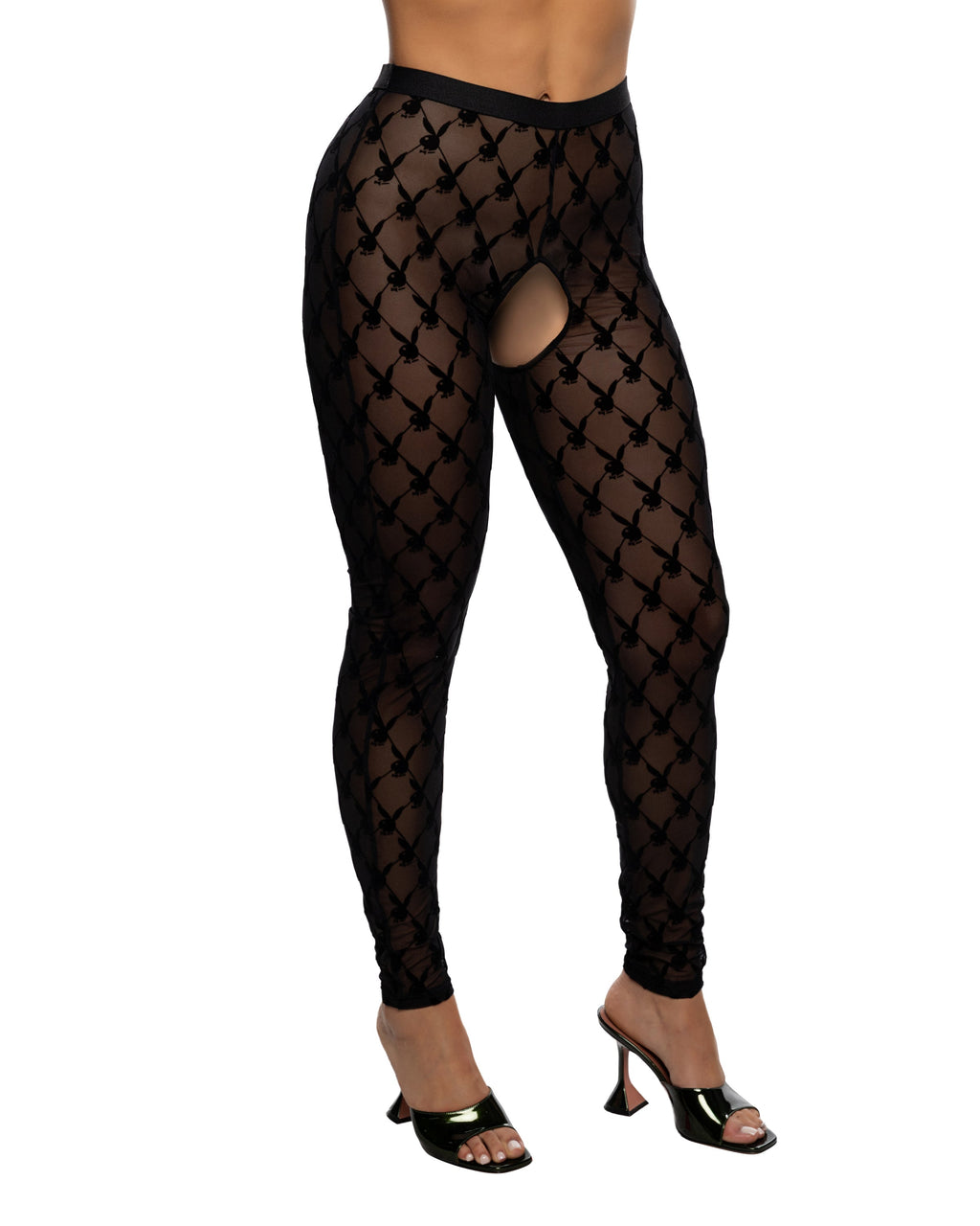 Playboy Burnout Bunny Footless Tights - Melted Glam LLC