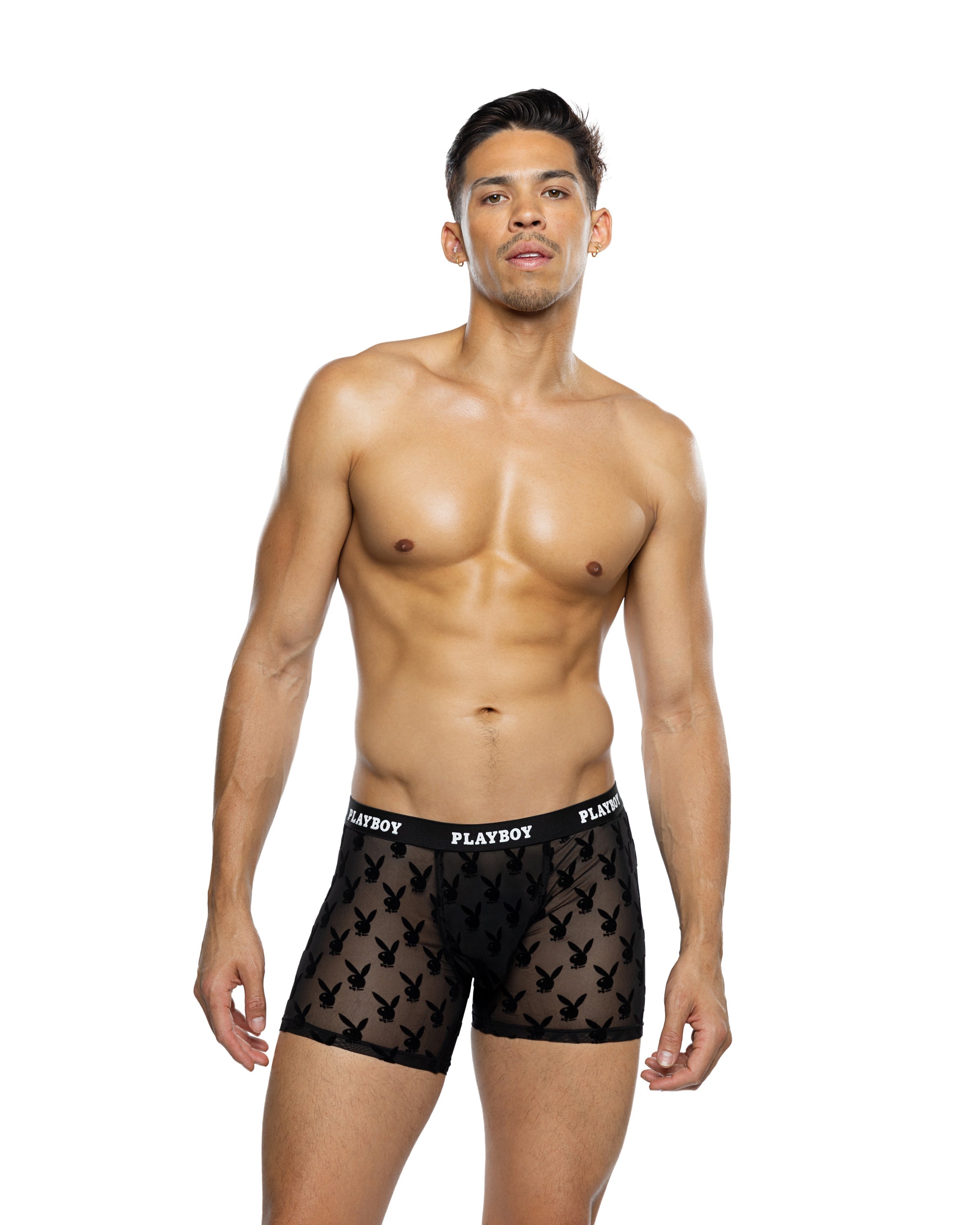 Playboy Burnout Bunny Boxer Briefs - Melted Glam LLC
