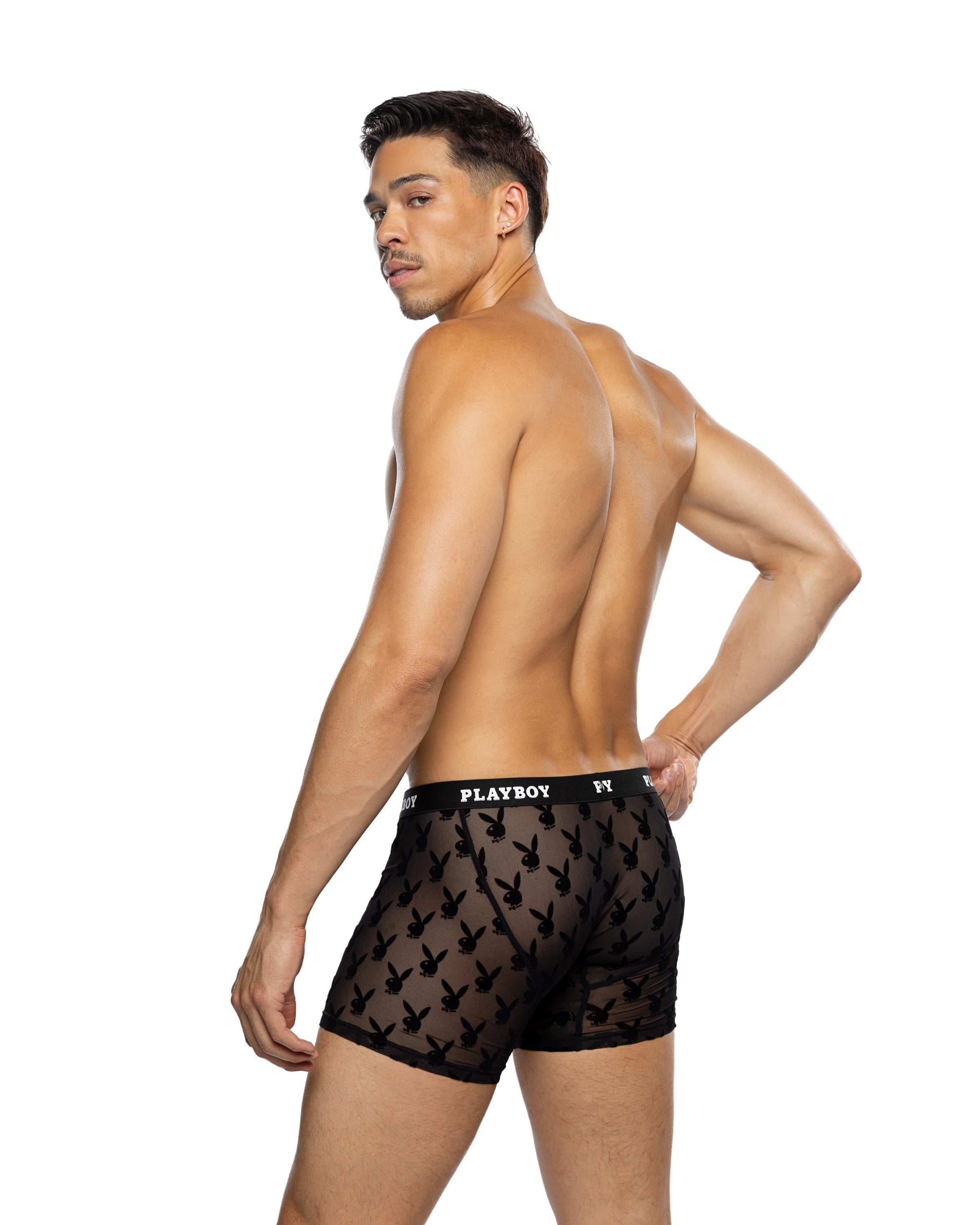 Playboy Burnout Bunny Boxer Briefs - Melted Glam LLC