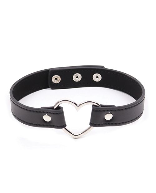 Talk Dirty To Me Faux Leather Collar -Costume Accessories- Melted Glam LLC