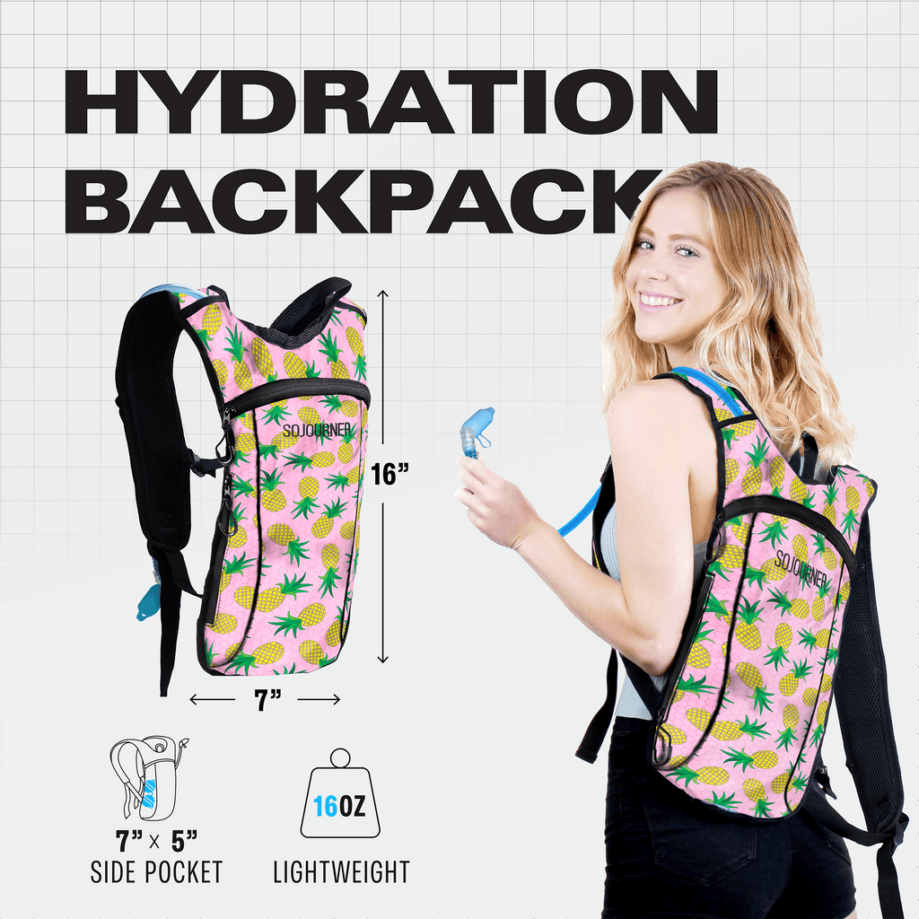Hydration Pack Backpack (Small) -Hydration Pack (S)- Melted Glam LLC