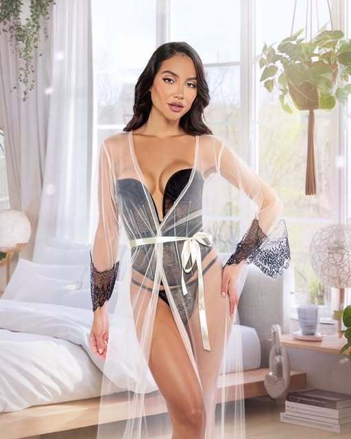 Daydream Maxi Robe -Lingerie- Melted Glam LLC