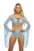 Sequin Lace High-Waist Short -Volume 11- Melted Glam LLC