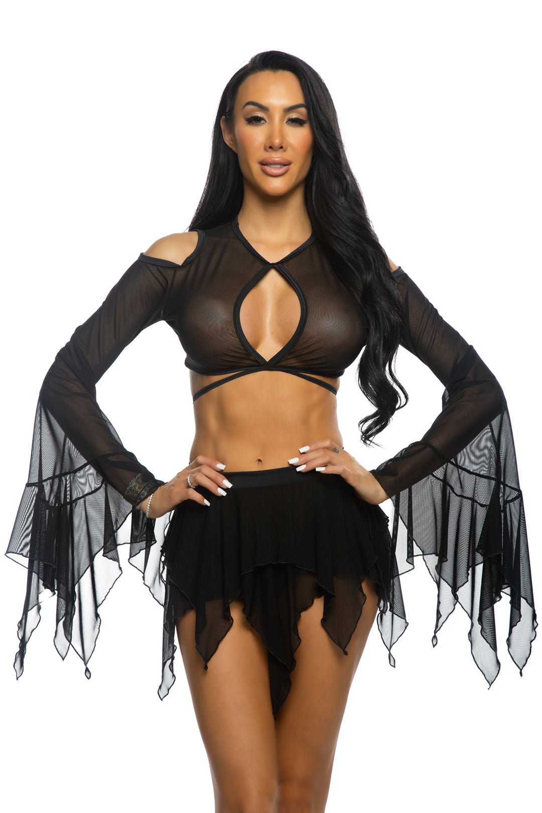 Mesh Flow Skirt -Volume 11- Melted Glam LLC
