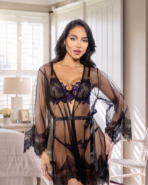 Daydream Mini Robe -Lingerie- Melted Glam LLC
