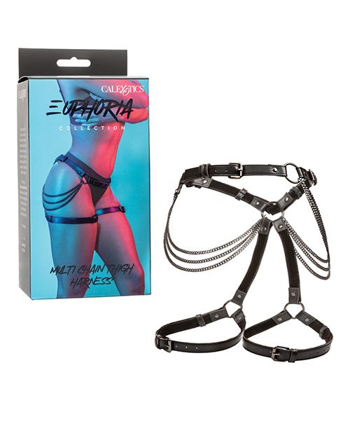 Multi Chain Kinky Thigh Harness -Harness- Melted Glam LLC