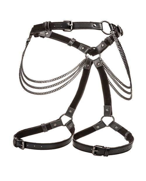Multi Chain Kinky Thigh Harness -Harness- Melted Glam LLC