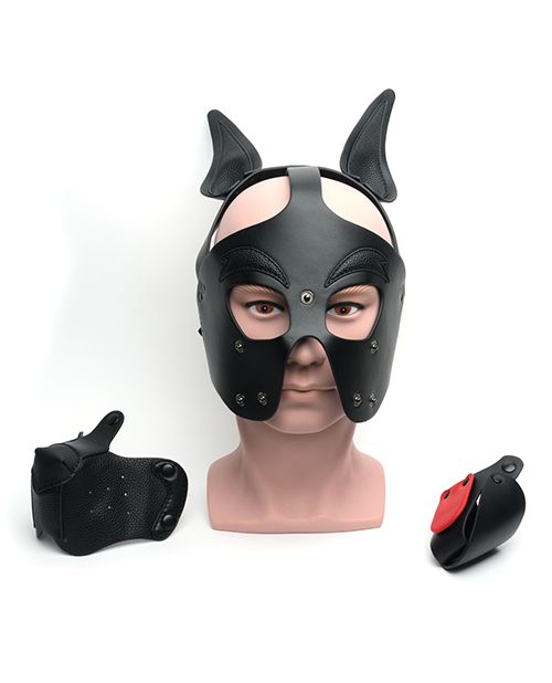 Bondage Puppy Hood Mask -Costume Accessories- Melted Glam LLC