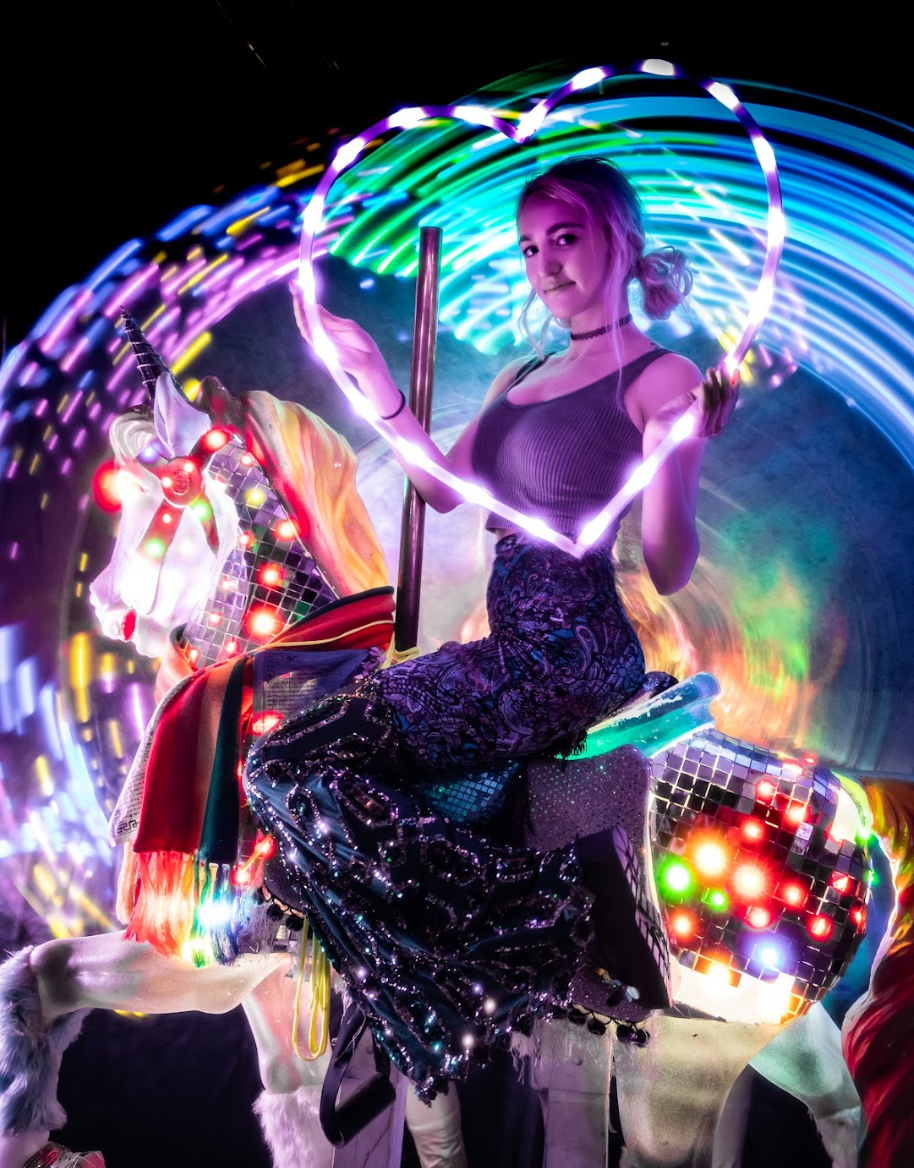 Starlight Heart LED -LED Hoop- Melted Glam LLC