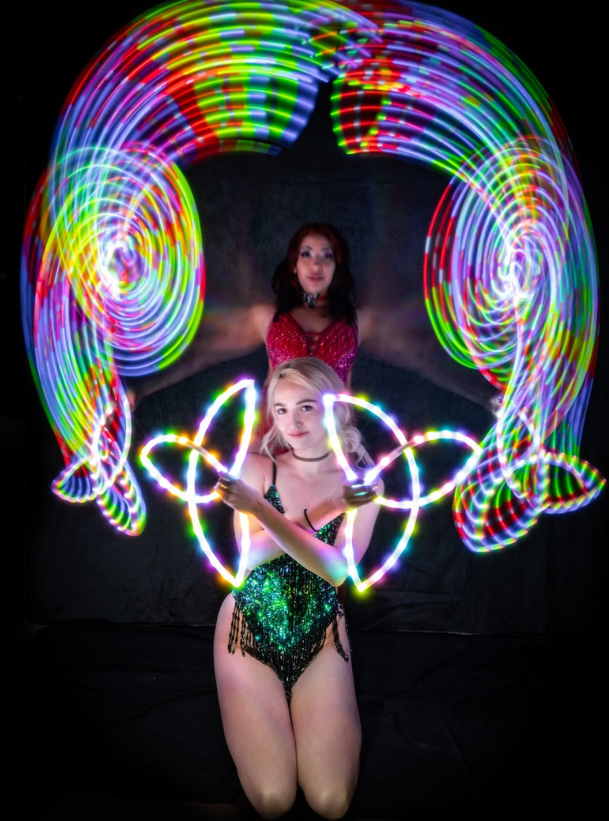 Starlight LED Triquetras (Pair) -Flow Prop- Melted Glam LLC
