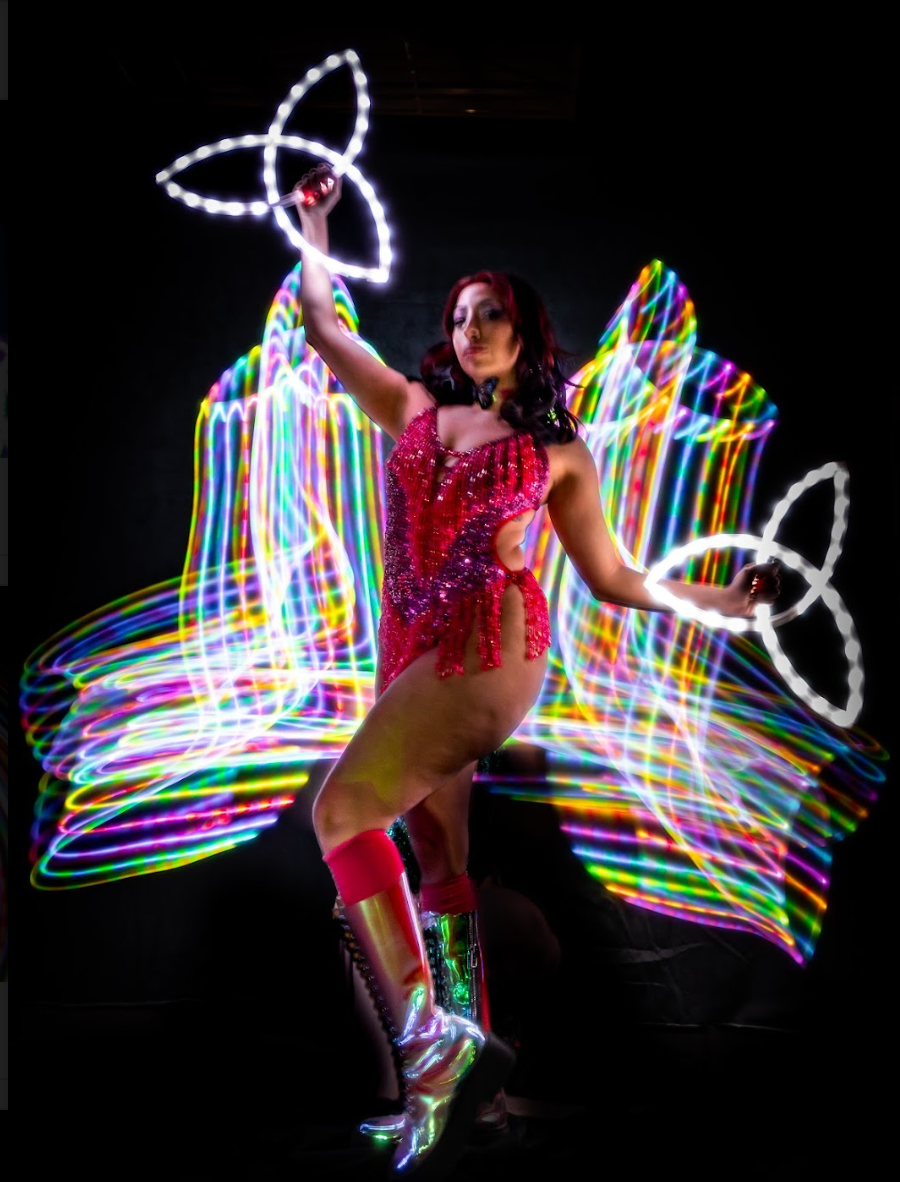 Starlight LED Triquetras (Pair) -Flow Prop- Melted Glam LLC