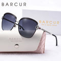 BARCUR Sunglasses Women’s Fashion Polarized Metal Frame Sunglasses UV400 Protection Multi-Color Options Trendy Square Sunglasses with Exquisite White Gift Box for Summer Parties Travel & Outdoor Events -sunglasses- Melted Glam LLC