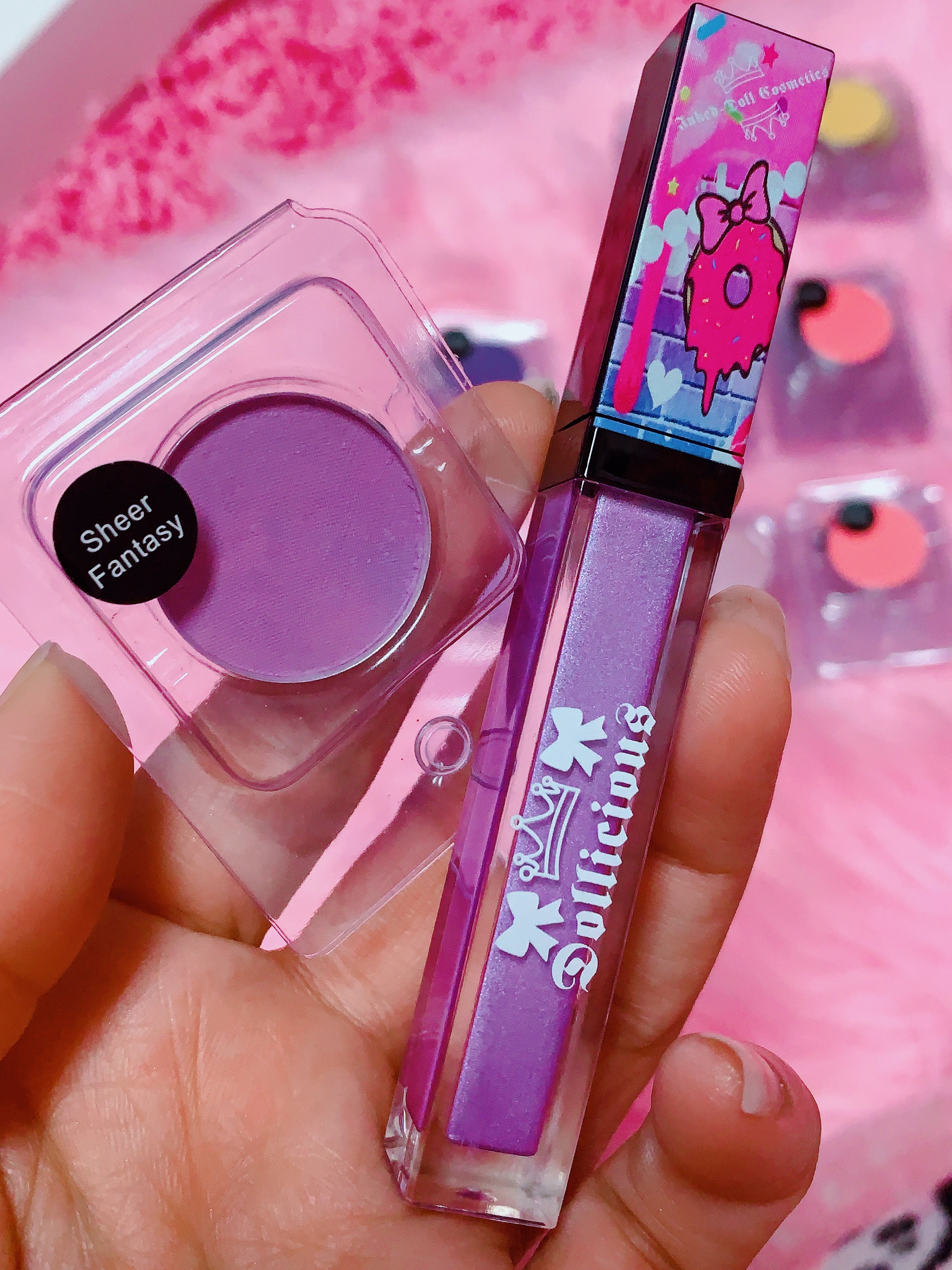 SHEER FANTASY! (Lavender) PRESSED EYESHADOW SINGLE -Eyeshadow- Melted Glam LLC
