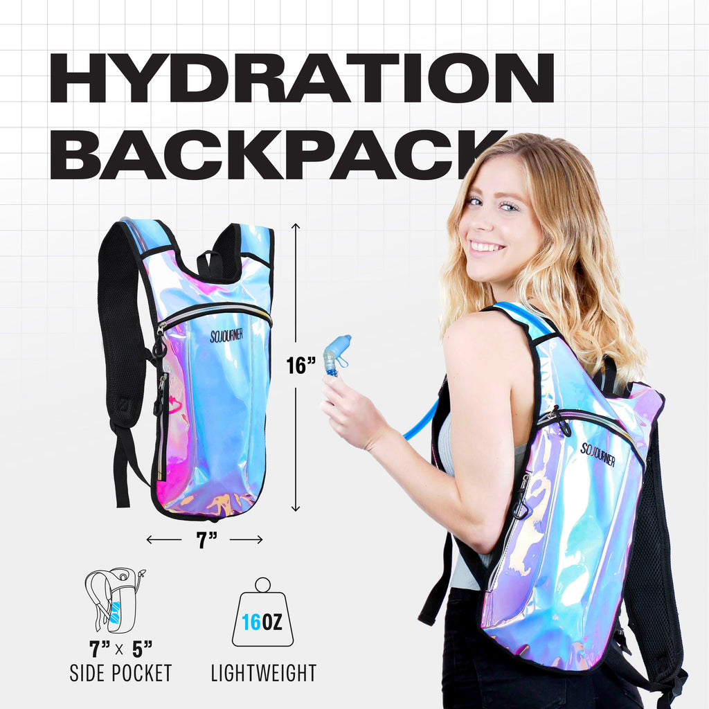 Hydration Pack Backpack (Small) -Hydration Pack (S)- Melted Glam LLC