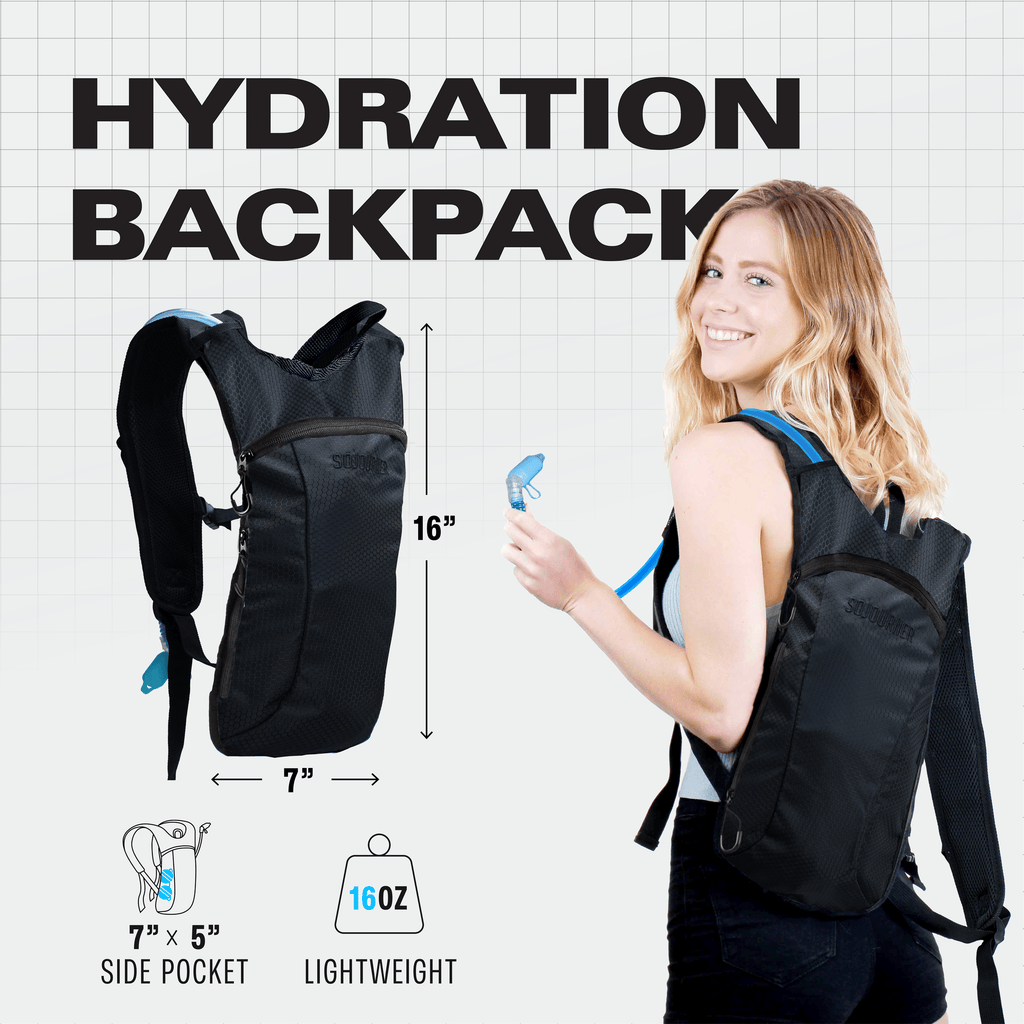 Hydration Pack Backpack (Small) -Hydration Pack (S)- Melted Glam LLC