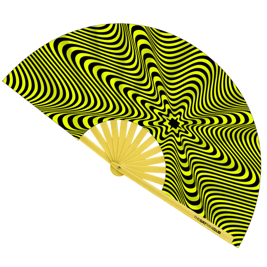 Stranger Danger Fan (UV) -Hand Fan- Melted Glam LLC