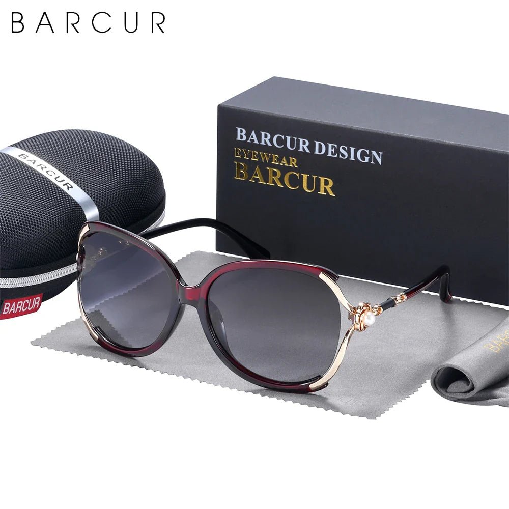 BARCUR Sunglasses Trendy Butterfly Design Fashion Women Sunglasses Polarized Lens Ladies Sun Glasses UV400 Protection for Hot Summer Days -sunglasses- Melted Glam LLC