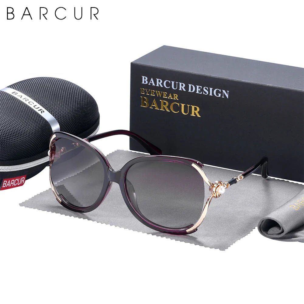 BARCUR Sunglasses Trendy Butterfly Design Fashion Women Sunglasses Polarized Lens Ladies Sun Glasses UV400 Protection for Hot Summer Days -sunglasses- Melted Glam LLC