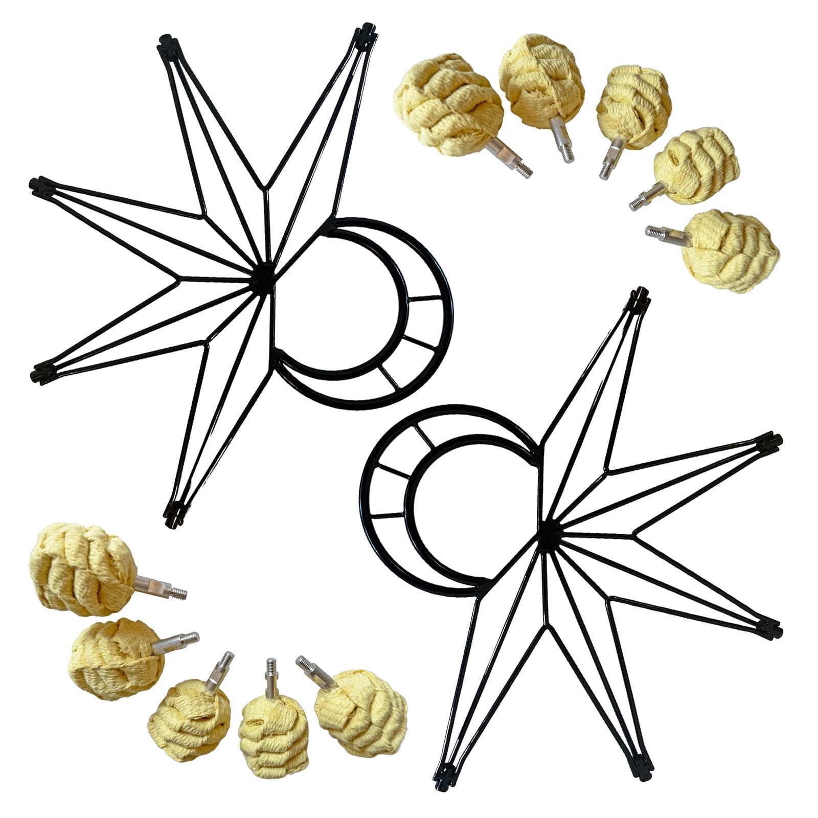 Crescent Lotus V3 Fire Fans -Fans- Melted Glam LLC