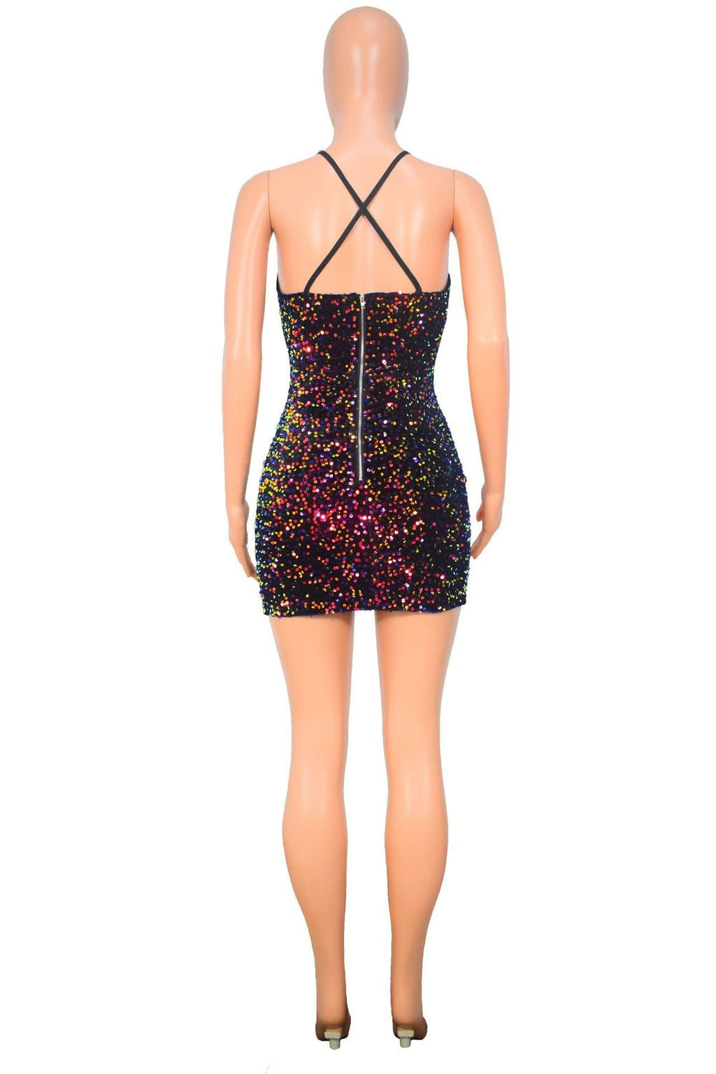 Women's Open-back Hollowed-out Sleeveless Prom Dress -Dress- Melted Glam LLC