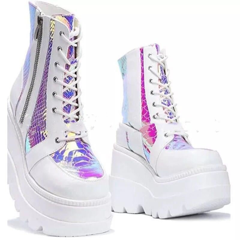Platform Shoes Boots Women Winter Shoes Genuine Leather -Female shoes- Melted Glam LLC