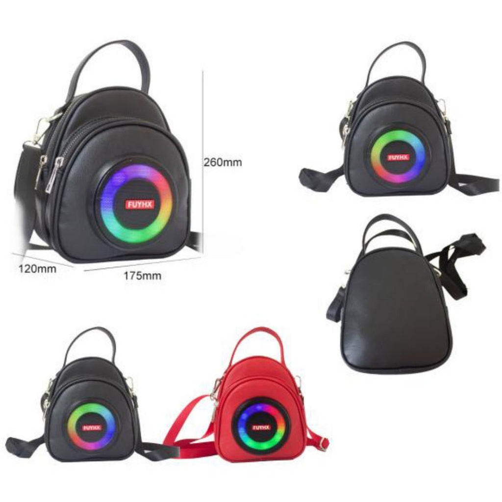 Bluetooth Speaker Backpack – Waterproof Rechargeable Outdoor Backpack with Built-In Speaker -Backpacks- Melted Glam LLC