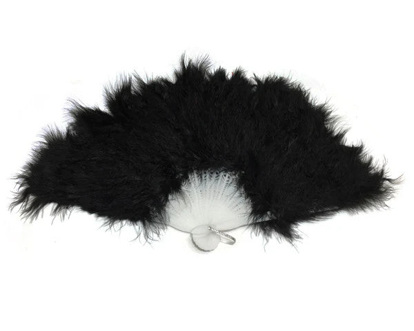 Marabou Feather Fans in 3 Colors -Fans- Melted Glam LLC
