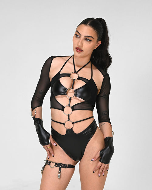 Black Vixen Bodysuit -Bodysuit- Melted Glam LLC