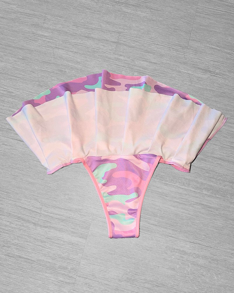 Cotton Candy Camo Mini Skirt -Mini Skirt- Melted Glam LLC