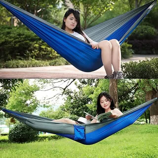Camping Hammock Outdoor Portable Breathable Quick Dry Ultra Light -Home Decor- Melted Glam LLC