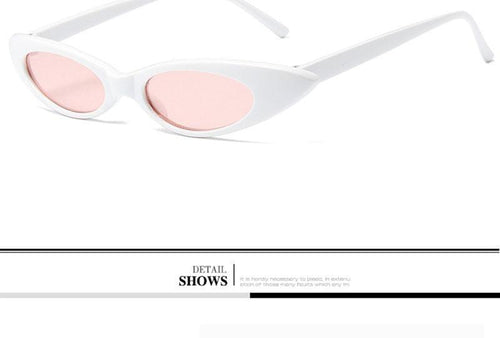 Cat Eye Sunglasses for Women Retro Narrow Pointy Cateye Cat Eye Sunglasses For Women Vintage Style Eyewear For Women/Men oval Sun Glasses For Female -sunglasses- Melted Glam LLC