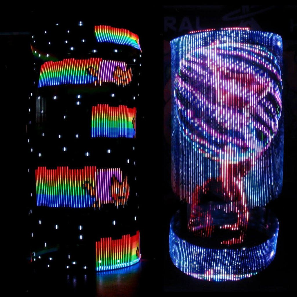 Ready to Ship Atomic V LED Hoops -LED Hoop- Melted Glam LLC