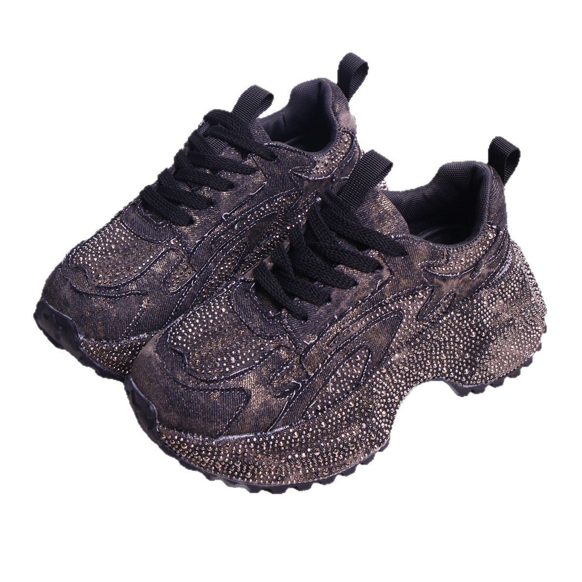 Women's Height-Increasing Platform Sneakers - Thick Sole Casual Shoes -Women's Shoes- Melted Glam LLC