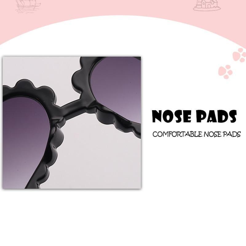 Classic Children's Fashionable Cute Heart-Shaped Sunglasses Designer Personalized Flower Love Baby Sunglasses Block 90% Of UVB and UVA Rays over sized heart shaped sunglasses -STS9NCFT3WEO- Melted Glam LLC