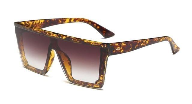 Classic Male Big Black Sunglasses For Men & Women New Fashionable Design New Mirror Pink Square Oversize Square Sunglasses for Women Men -sunglasses- Melted Glam LLC