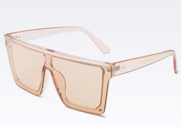Classic Male Big Black Sunglasses For Men & Women New Fashionable Design New Mirror Pink Square Oversize Square Sunglasses for Women Men -sunglasses- Melted Glam LLC
