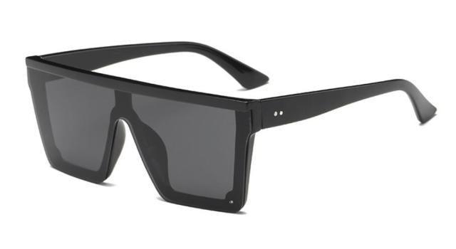 Classic Male Big Black Sunglasses For Men & Women New Fashionable Design New Mirror Pink Square Oversize Square Sunglasses for Women Men -sunglasses- Melted Glam LLC