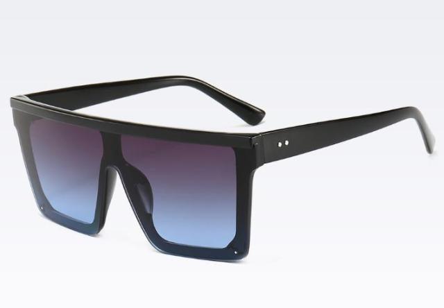 Classic Male Big Black Sunglasses For Men & Women New Fashionable Design New Mirror Pink Square Oversize Square Sunglasses for Women Men -sunglasses- Melted Glam LLC