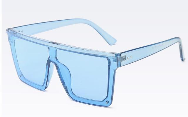 Classic Male Big Black Sunglasses For Men & Women New Fashionable Design New Mirror Pink Square Oversize Square Sunglasses for Women Men -sunglasses- Melted Glam LLC