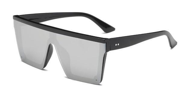 Classic Male Big Black Sunglasses For Men & Women New Fashionable Design New Mirror Pink Square Oversize Square Sunglasses for Women Men -sunglasses- Melted Glam LLC