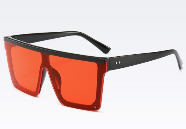 Classic Male Big Black Sunglasses For Men & Women New Fashionable Design New Mirror Pink Square Oversize Square Sunglasses for Women Men -sunglasses- Melted Glam LLC