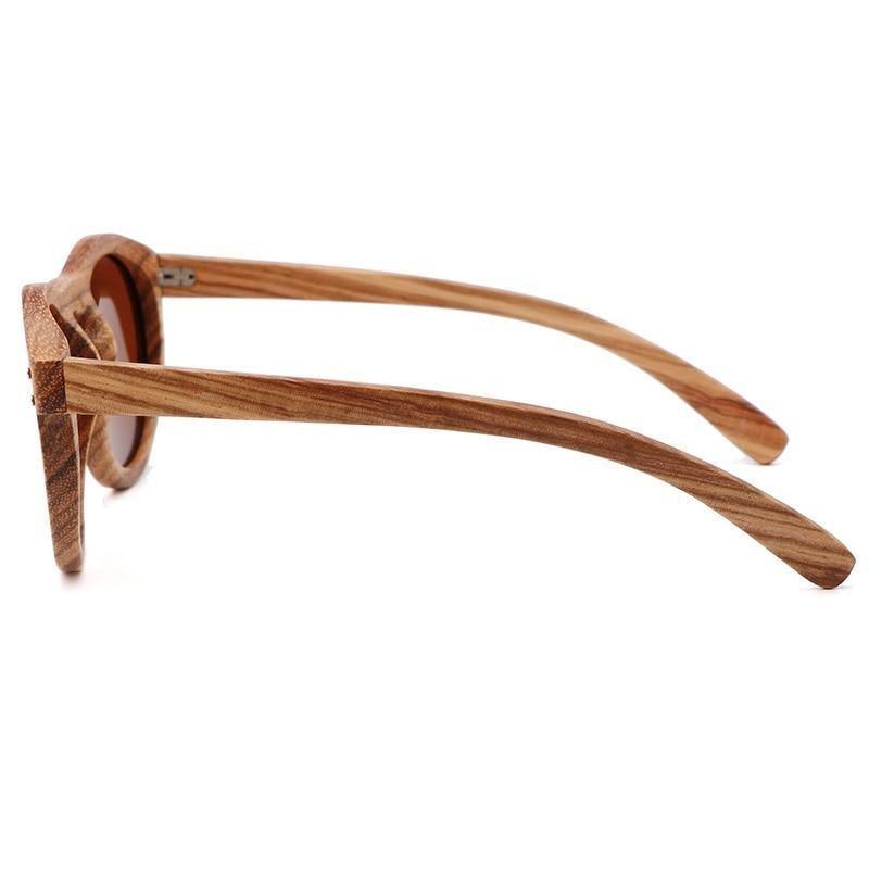 Classic Style Wood Retro Style Sunglasses For Men And Women Sunglasses Stylish New Frames Round Shape Sunglasses Frame Round Polarized -Sunglasses- Melted Glam LLC