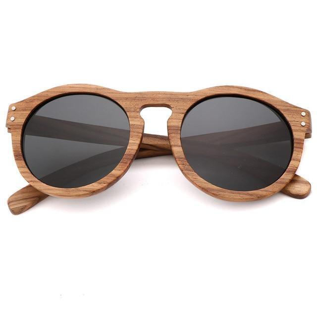 Classic Style Wood Retro Style Sunglasses For Men And Women Sunglasses Stylish New Frames Round Shape Sunglasses Frame Round Polarized -Sunglasses- Melted Glam LLC