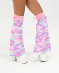 Cotton Candy Camo Leg Warmers -Leg Warmers- Melted Glam LLC