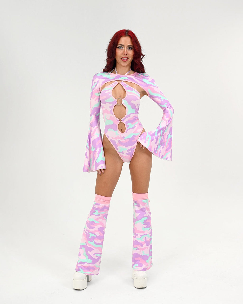 Cotton Candy Camo Shrug Top -Shrug Top- Melted Glam LLC