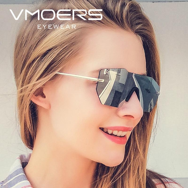 Cycling Glasseses Sports Sunglasses UV400 Protection Baseball Fishing Ski Running Go Unisex Polarized Rectangle Shape Sunglasses For Men & Women Retro Shape Mirror Frameless Glasses -Sunglasses- Melted Glam LLC