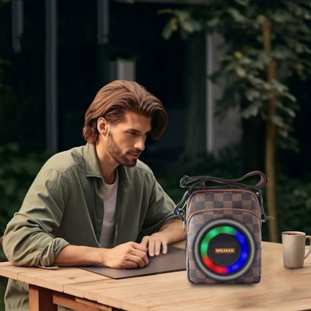 Bluetooth Speaker Backpack – Waterproof Rechargeable Outdoor Backpack with Built-In Speaker -Backpacks- Melted Glam LLC